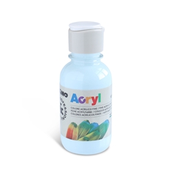 Colore acrilico Primo in bottiglia PET con tappo dosatore 125 ml - 510 azzurro cielo - 402TA125510