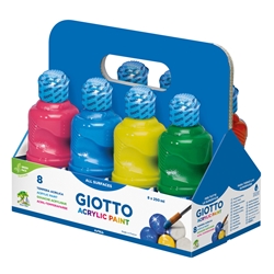 Schoolpack tempera pronta acrilica - Giotto - conf. 8
