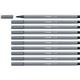 Pennarelli Stabilo Pen 68 tratto 1 mm grigio scuro 68/96- conf. 10