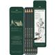 Astuccio in metallo 6 matite Faber-Castell 9000 - gradazioni assortite - 119063- conf. 6