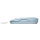 Mouse ultrasottile wireless Trust ricaricabile - azzurro - 24126