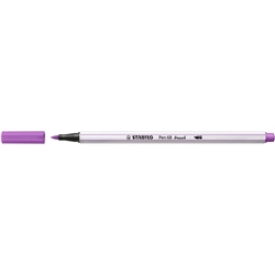 Pennarello Stabilo Pen 68 brush - punta a pennello - M 1 mm prugna 568/60- conf. 10