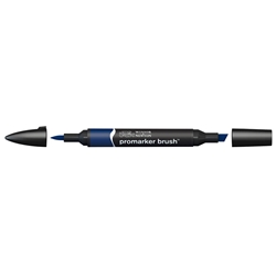 Pennarelli doppia punta Winsor&Newton brush indigo blue V234 - 0204169