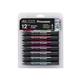 Pennarelli doppia punta Winsor&Newton 12 colori assortiti manga chibi - 0290141- conf. 12