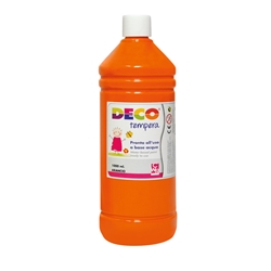 Tempera Deco Deco in flacone da 1000 ml arancio 08808/17