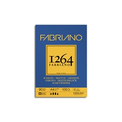 Image of Blocco collato Fabriano 1264 schizzi 90 g A4031
