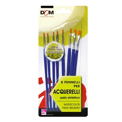 Pennello in pelo sintetico DOM - conf. 8