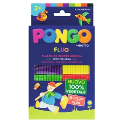 Panetti di plastilina 100% vegetale Pongo by Giotto 264 g - conf. 8
