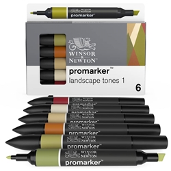 Pennarelli doppia punta Winsor&Newton - colori landscape - conf. 6