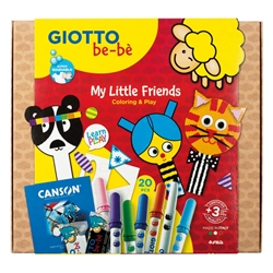 Set creativo gioca e colora Giotto Bebè My Little Friends F478700