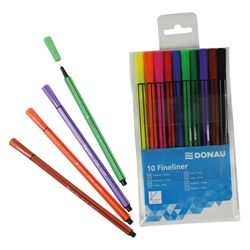 Set fineliner con inchiostro a base acqua Donau - conf. 10