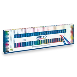 Pennarelli doppia punta acquerellabile Giotto TURBO PRO - conf. 30