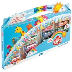 Valigetta Didò Maxi Arcobaleno 20 salsicciotti colori assortiti F363000