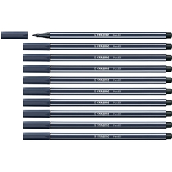 Pennarelli Stabilo Pen 68 tratto 1 mm grigio payne 68/98- conf. 10