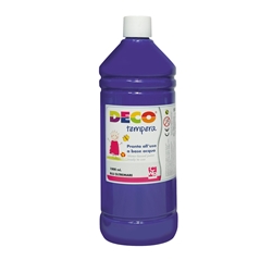 Tempera Deco Deco in flacone da 1000 ml blu oltremare 08808/10