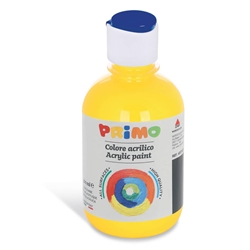 Colore acrilico Primo in bottiglia con tappo dosatore 300 ml - 201 giallo 400TA300201