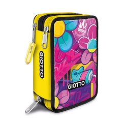 Astuccio Giotto collezione Young Street 3 Zip in 3 fantasie assortite