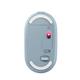Mouse ultrasottile wireless Trust ricaricabile - azzurro - 24126