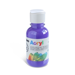 Colore acrilico Primo in bottiglia PET con tappo dosatore 125 ml - 400 viola 402TA125400