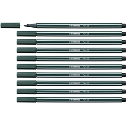 Pennarelli Stabilo Pen 68 tratto 1 mm verde terra 68/63- conf. 10