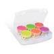 Tempera colori a dita Primo 100 ml valigetta 6 colori assortiti fluo - 2214TD6FLUO- conf. 6