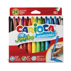 Pennarelli superlavabili Carioca Jumbo - conf. 24