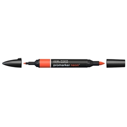 Pennarelli doppia punta Winsor&Newton neon spark red NN RD - 0205405