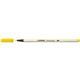 Pennarello Stabilo Pen 68 brush - punta a pennello - M 1 mm giallo limone - 568/24- conf. 10