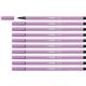 Pennarelli Stabilo Pen 68 tratto 1 mm lilla chiaro 68/59- conf. 10