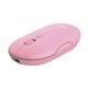 Mouse ultrasottile wireless Trust ricaricabile - rosa - 24125