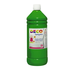 Tempera Deco Deco in flacone da 500 ml verde brillante PF550/14