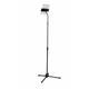 Supporto per tablet e smartphone Durable Twist Floor regolabile nero da pavimento 8942-01
