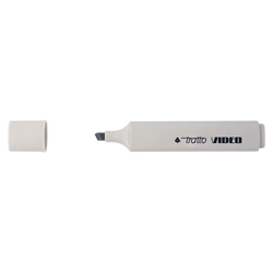 Evidenziatore Tratto Video Pastel grigio pastello -
