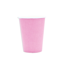 Bicchieri in carta di pura cellulosa Ecolor rosa conf. 25 pz 250 ml 7