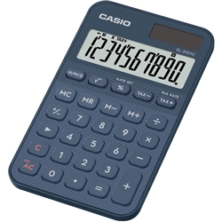 Calcolatrice tascabile Casio solare o a batteria - display 10 cifre -