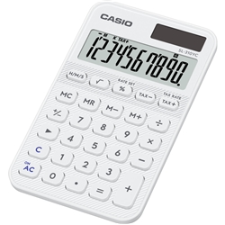 Calcolatrice tascabile Casio solare o a batteria - display 10 cifre -