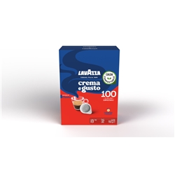 Caffe' in cialda Lavazza Crema e Gusto Classico astuccio da 100 pz