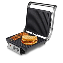 Sandwichera 4 fette Sogo apertura 180° copertura acciaio inox 2000 W