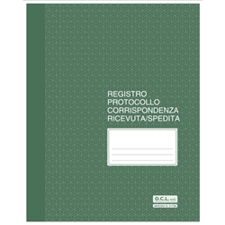 Registro protocollo corrispondenza ricevuta/spedita O.C.L. 56 ff - 23