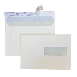 Buste senza finestra Blasetti Strip 90 con lembo strip - 90 g/m² bian