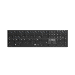 Tastiera wireless dual Nilox Tech compatibile MacOS ricaricabile via
