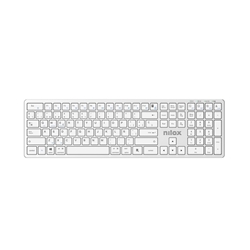 Tastiera wireless dual Nilox Tech compatibile MacOS ricaricabile via