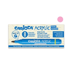 Marcatore acrilico Carioca punta Maxi rosa
