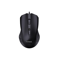 Mouse ottico con cavo Nilox Tech 4 tasti 2400 DPI USB 2.0 - cavo 150