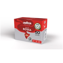 Caffe' in cialda compostabile Lavazza Qualità Rossa astuccio da 50 pz