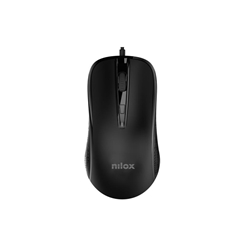 Mouse ottico con cavo Nilox Tech 4 tasti 2400 DPI USB 2.0 - cavo 150