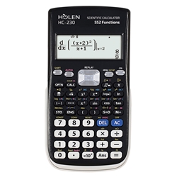 Calcolatrice scientifica Holen HC-230 10+2 cifre 552 funzioni ammessa