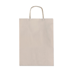 Borsa shopper Rex-Sadoch Allegra tinta unita Fashion su kraft bianco