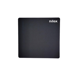 Tappetino per mouse Nilox Tech 24x24x0 2 cm nero NXMP011