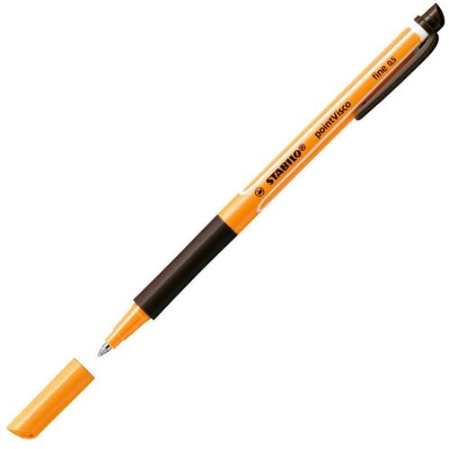 STABILO PointVisco Penna Roller Gel 0,5 Mm, Confezione Da 3, Colore Blu, Inchiostro A Rapida Asciugatura - 3